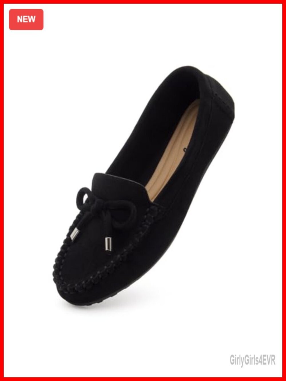 Slip-On Loafers with Memory Foam Insole - Lightweight Business Flats for Women